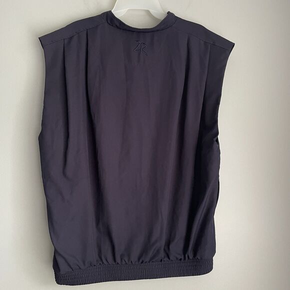 Zero Restriction Gore Tex Golf Vest Mens L Blue Windbreaker Interclub Invitation - Picture 2 of 14